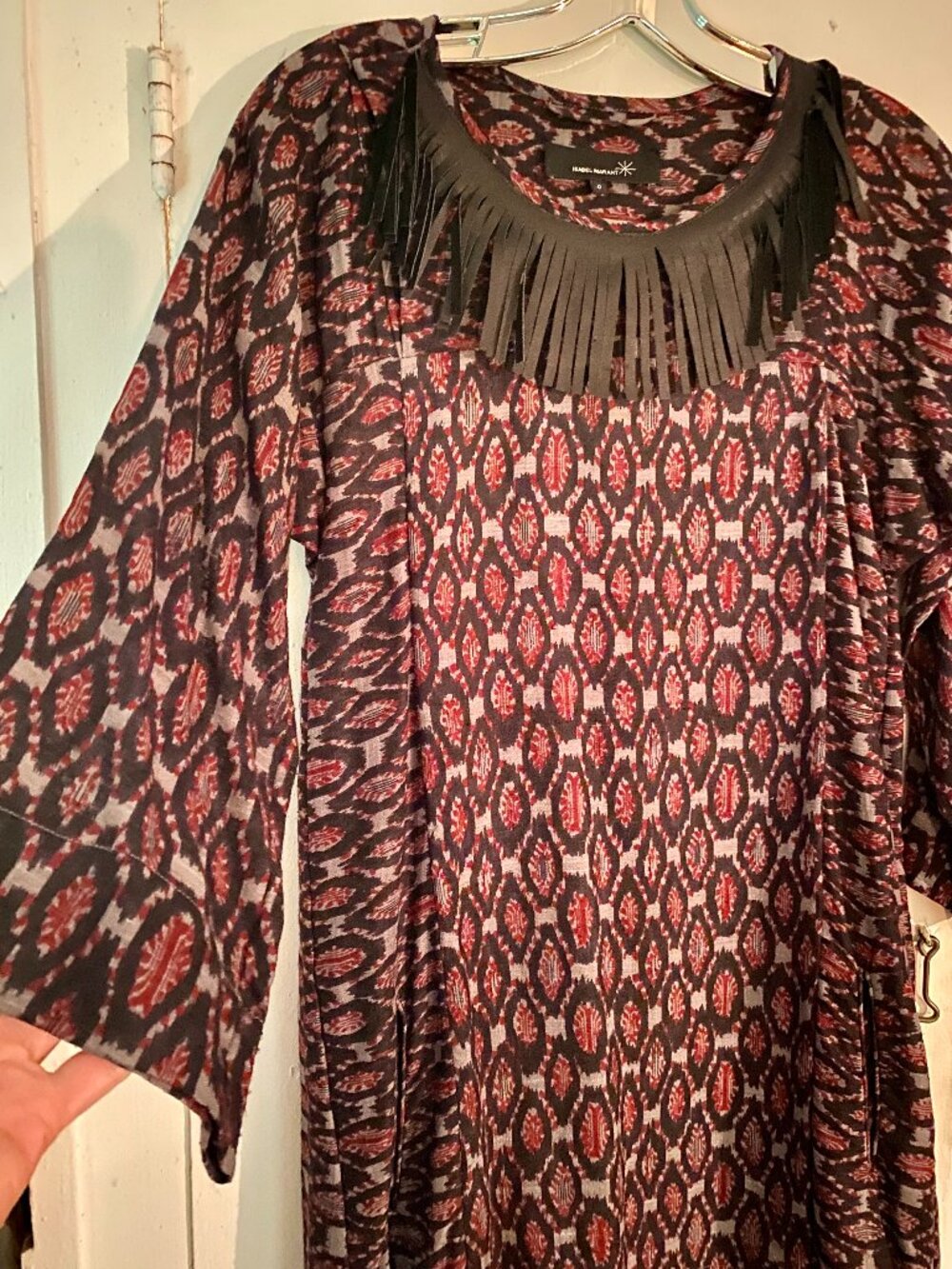Isabel Marant Silk & Leather Dress